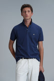 Lufian Minimalist Polo Yaka Kısa Kol Erkek T-Shirt - Günlük Şıklık