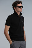 Lufian Minimalist Polo Yaka Kısa Kol Erkek T-Shirt - Günlük Şıklık
