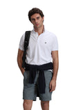 Lufian Minimalist Polo Yaka Kısa Kol Erkek T-Shirt - Günlük Şıklık