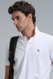 Lufian Minimalist Polo Yaka Kısa Kol Erkek T-Shirt - Günlük Şıklık