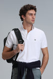 Lufian Minimalist Polo Yaka Kısa Kol Erkek T-Shirt - Günlük Şıklık