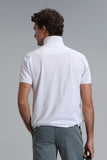 Lufian Minimalist Polo Yaka Kısa Kol Erkek T-Shirt - Günlük Şıklık