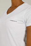 Lumberjack Minimalist V Yaka Kısa Kol Kadın T-Shirt - Günlük Kombinleriniz İçin