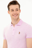 U.S. Polo Assn. Erkek Minimalist Polo Yaka Kısa Kol T-Shirt - Günlük Stil