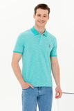 U.S. Polo Assn. Erkek Minimalist Polo Yaka Kısa Kol T-Shirt - Günlük Stil