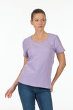 Vedi Minimalist Women's T-Shirt - Short Sleeve Round Neck - Casual
