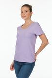 Vedi Minimalist Women's T-Shirt - Short Sleeve Round Neck - Casual
