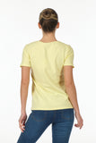Vedi Minimalist Women's T-Shirt - Short Sleeve Round Neck - Casual