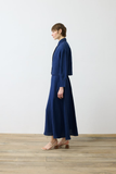 Denim Effect Linen Skirt Suit Tailor Shop