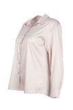 Stone Embellished Satin Shirt Ekol