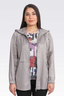 Tolga Saraçoğlu Kapüşonlu Midi Kadın Mont - Minimalist Tarz