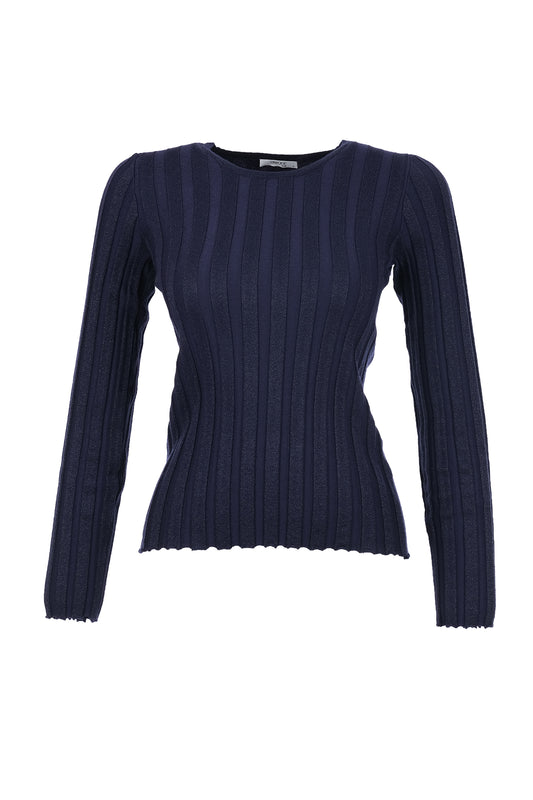 Unique Mode Minimalist Long-Sleeve Women's Knitwear - Everyday Elegance