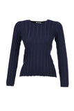 Unique Mode Minimalist Long-Sleeve Women's Knitwear - Everyday Elegance