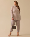 Plus size embroidered tunic with sequin details, Gala-Xi