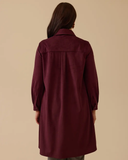 Plus size suede tunic with pockets Gala-Xi