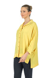 Twomail Oversize Minimalist 3/4 Kol Şifon Gömlek - Günlük Kullanım