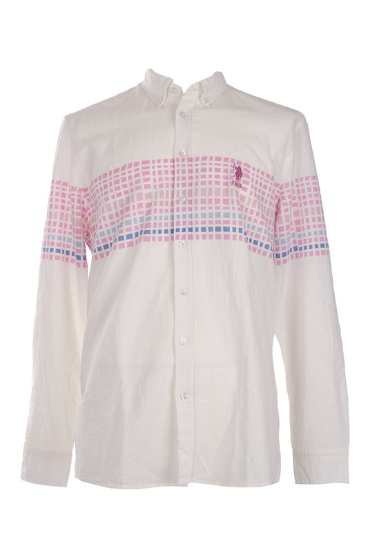 U.S. Polo Assn. Minimalist Erkek Gömleği - Uzun Kol - Günlük Tarz