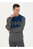 U.S. Polo Assn. Erkek Minimalist Yuvarlak Yaka Kazak - Günlük Stil