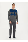 U.S. Polo Assn. Erkek Minimalist Yuvarlak Yaka Kazak - Günlük Stil