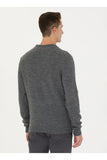 U.S. Polo Assn. Erkek Minimalist Yuvarlak Yaka Kazak - Günlük Stil