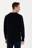 U.S. Polo Assn. Erkek Minimalist Yuvarlak Yaka Kazak - Günlük Stil