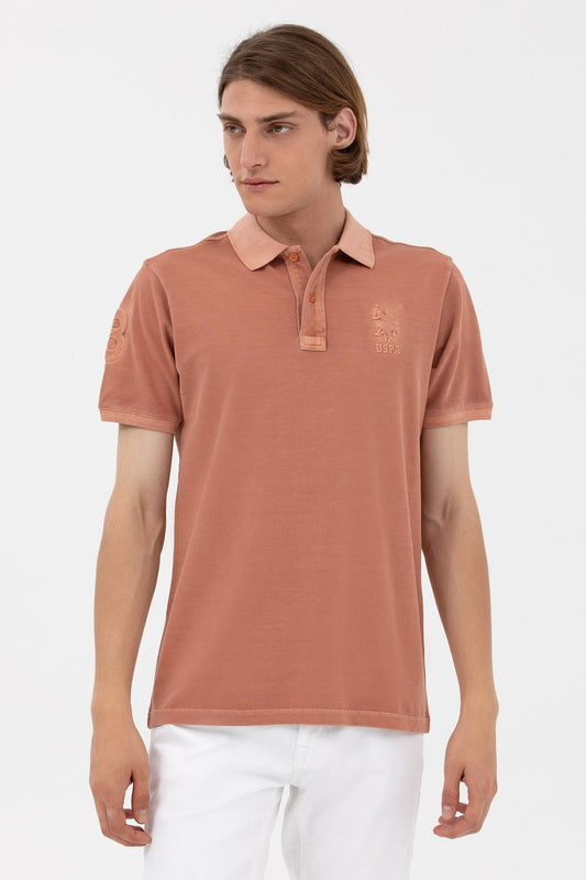 U.S. Polo Assn. Erkek Minimalist Polo Yaka Kısa Kol T-Shirt - Günlük Stil