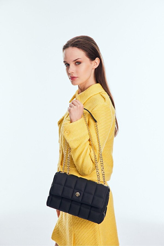 US Polo Assn. Quilted Shoulder Bag - Minimalist Design