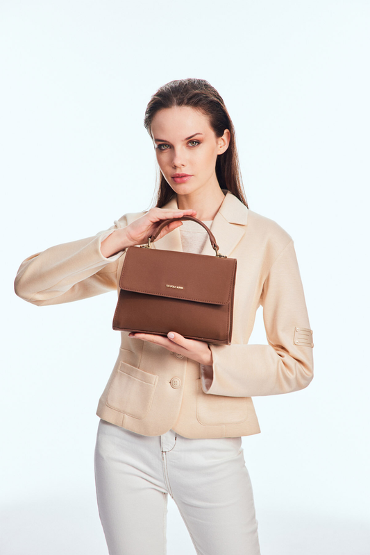 US Polo Assn. Minimalist Hand/Shoulder Leather Bag - Everyday Use