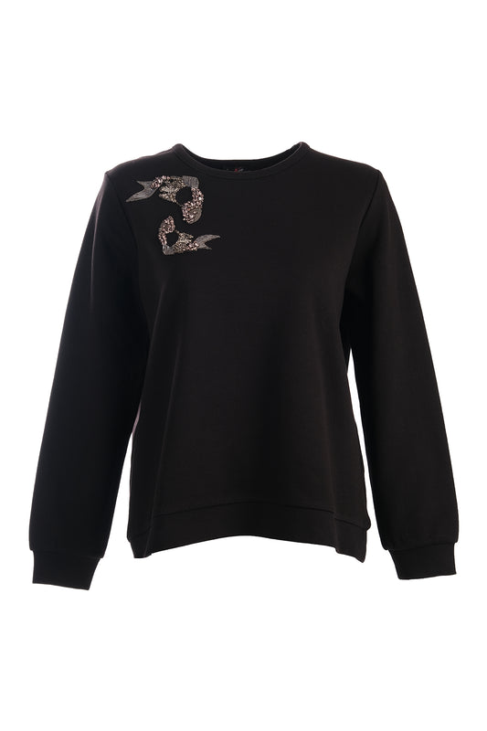 Vedi-bb Women's Oversize Minimalist Sweatshirt - Everyday Use