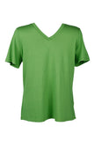 Vedi-bb Minimalist Oversize V Yaka Kadın T-Shirt - Kısa Kol