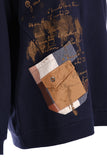 Vedi Oversize Uzun Kol Kadın Sweatshirt - Minimalist Günlük