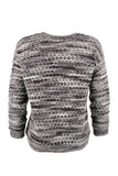 Vedi Minimalist Oversize 3/4 Kol Kadın Kazak - Günlük Kullanım