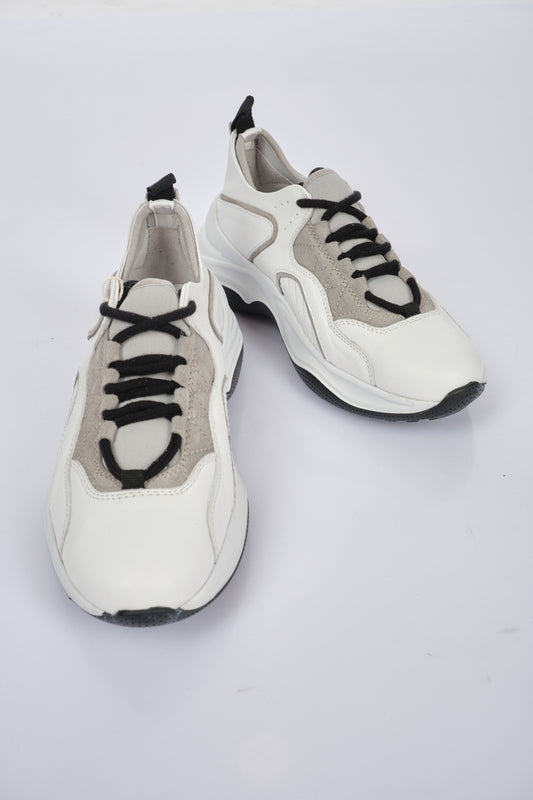W Collection Minimalist Deri Sneaker - Günlük Kullanım