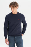 Wrangler Men's Regular Fit Crew Neck Sweatshirt with Logo Detail