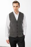 Men's Thin Knit Plain Vest Pattern