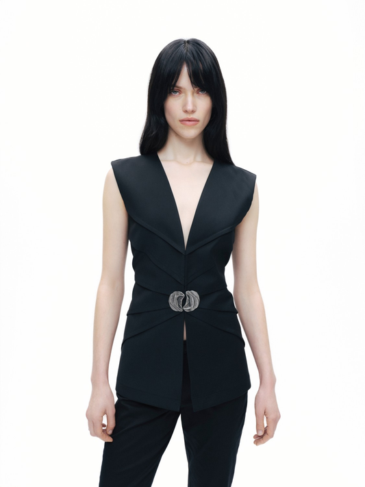 Nocturne Vest with Metal Accessories