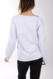 Ysatis Minimalist Oversize V Yaka Uzun Kol Kadın Bluz - Günlük & Özel Gün
