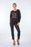 Ysatis Oversize Crop Uzun Kollu Kadın Triko - Minimalist Günlük Stil