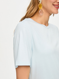 Round Neck Short Sleeve T-Shirt by Faik Sönmez