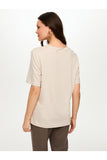 Round Neck Short Sleeve T-Shirt by Faik Sönmez