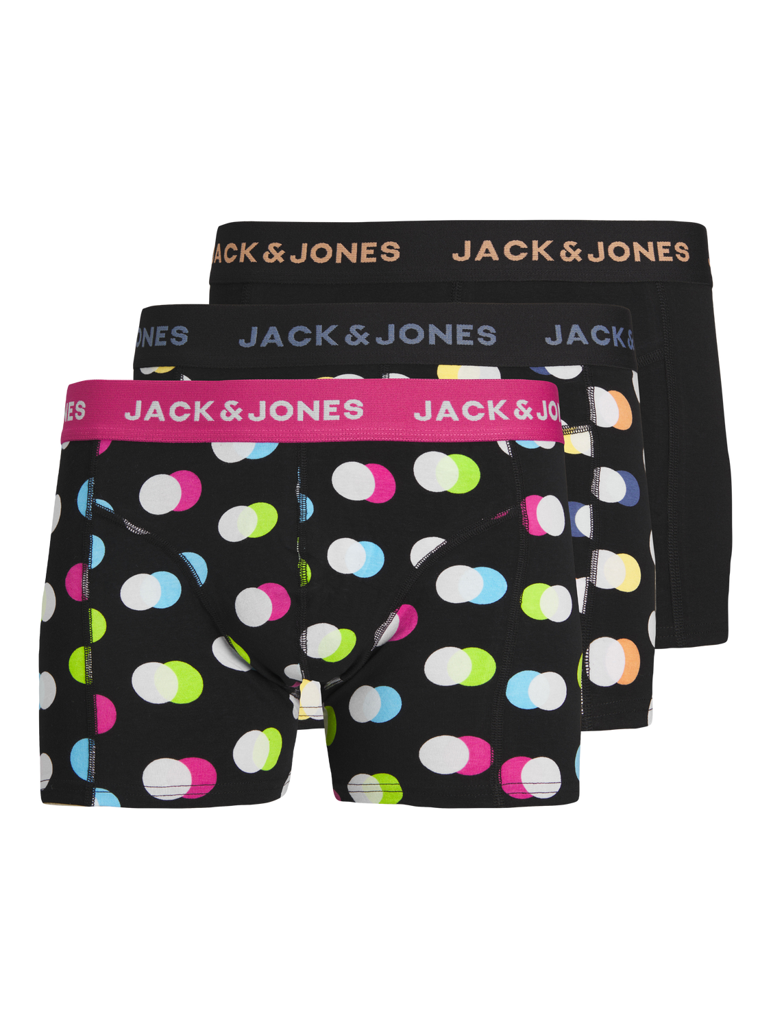 Jack&Jones Erkek Boxer 3lü Set - Minimalist Desen - Rahat ve Şık Main image