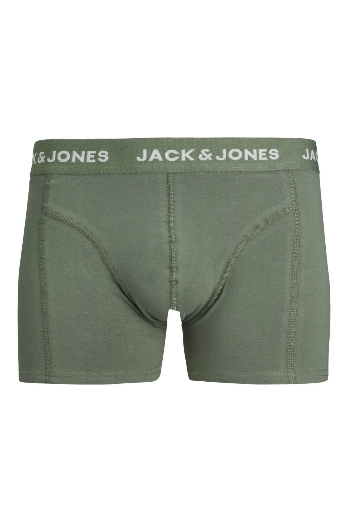 Jack&Jones Erkek Boxer 3'lü Set - Minimalist Ananas Desenli Rahat Boxer