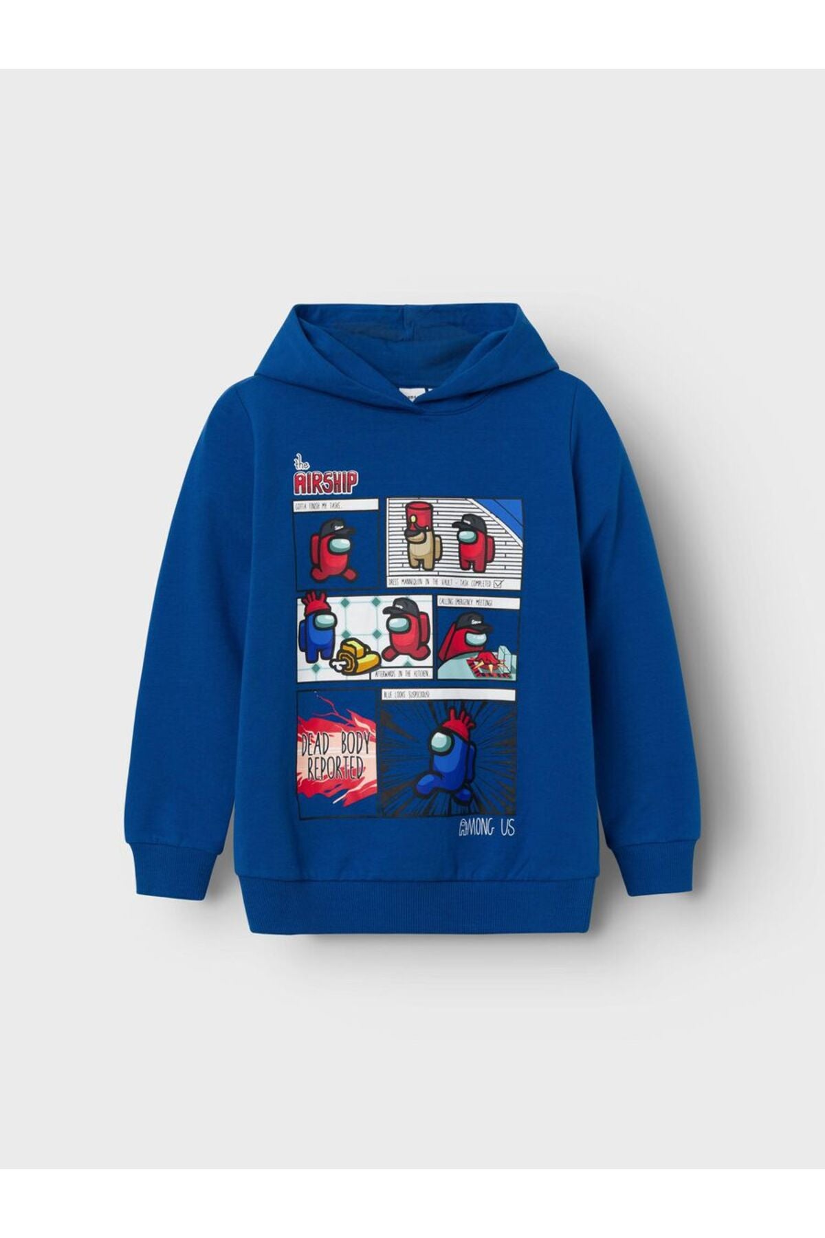 Among Us Baskılı Kapüşonlu Sweatshirt-Erkek Çocuk-Günlük Secondary image