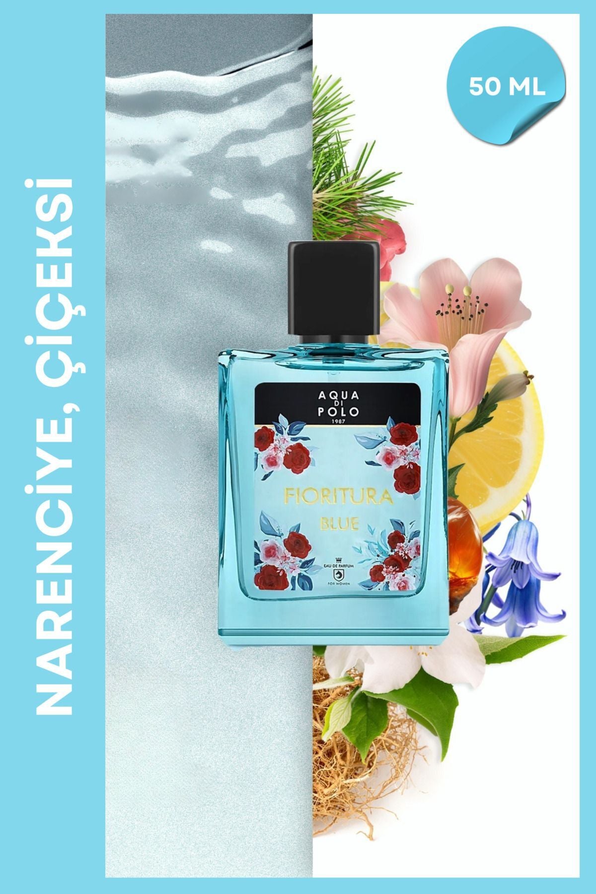 Aqua Di Polo Fioritura Blue Kadın Parfümü 50ml - Çiçeksi Koku Main image