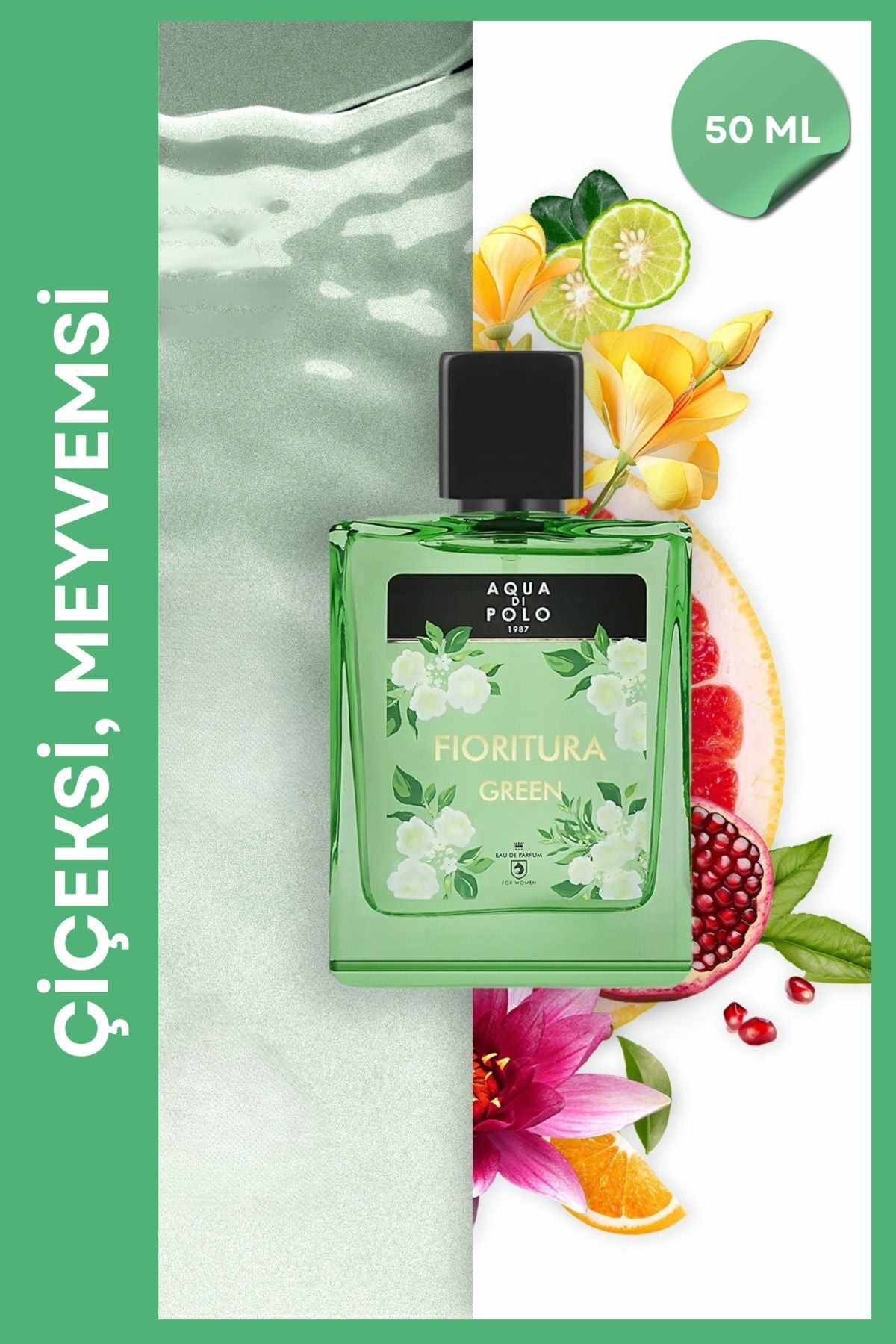 Aqua Di Polo Fioritura Green Erkek Parfüm - Minimalist ve Ferah Koku Main image