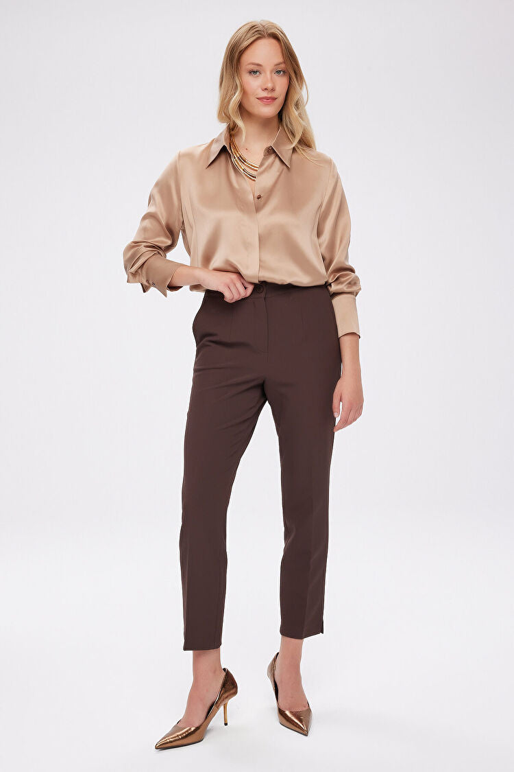Arka Kemeri Lastikli Slim Fit Pantolon FAİK SÖNMEZ Main image