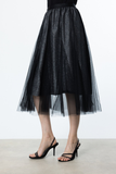 Lined Glitter Tulle Skirt Ekol
