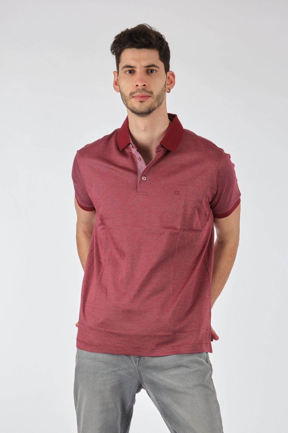 Barca Erkek Polo Yaka Kısa Kol T-Shirt - Regular Fit - Günlük Stil Secondary image