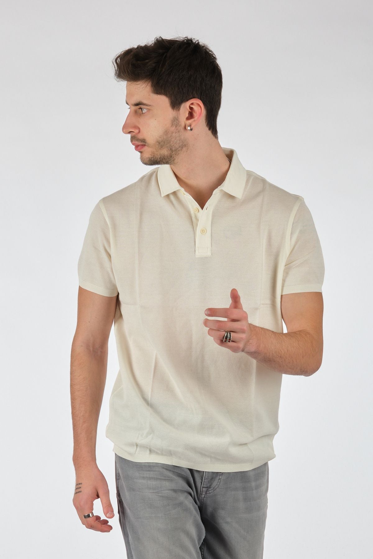 Barca Minimalist Polo Yaka Kısa Kol Erkek T-Shirt - Günlük Stil Main image