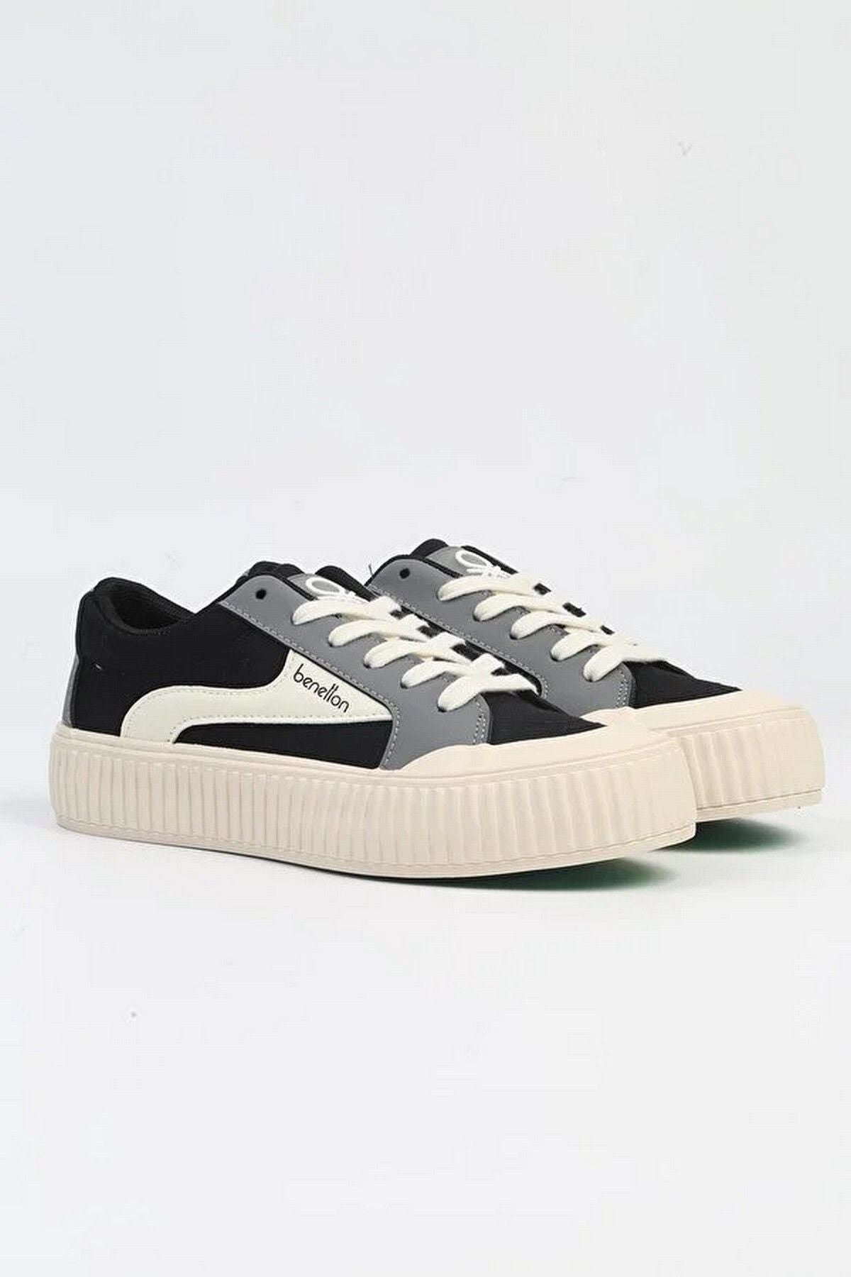 Benetton Kadın Günlük Minimalist Sneaker - Rahat ve Şık Platform Ayakkabı Main image